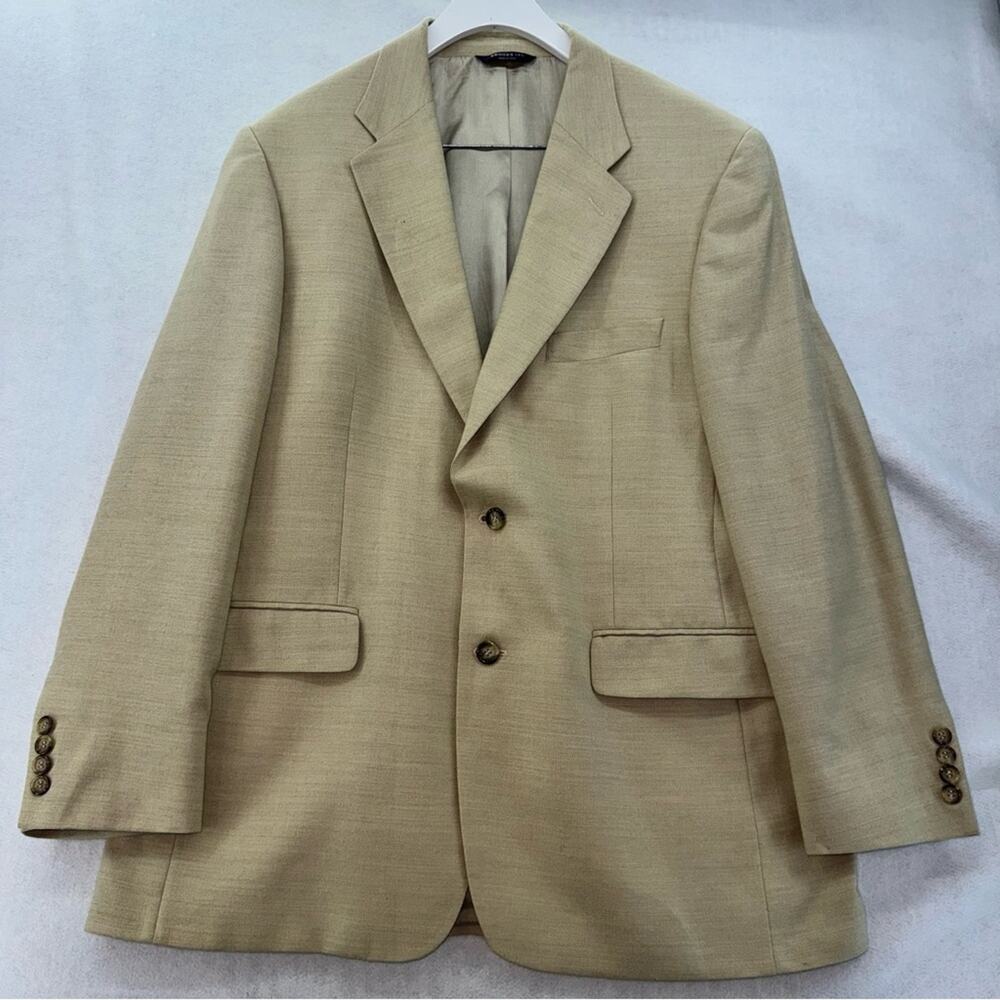 Men’s Brooks 346 Blazer Sport Coat Jacket Silk/Wool Blend size 43R